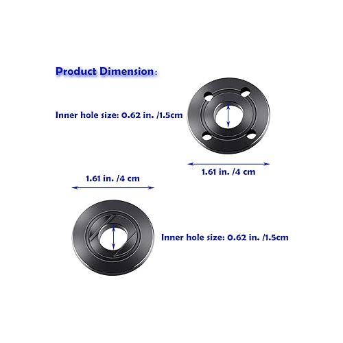  Podoy Angle Grinder Outer Lock Flange Nut for Compatible with Dewalt Milwaukee Makita Bosch Black & Decker Ryobi 5/8