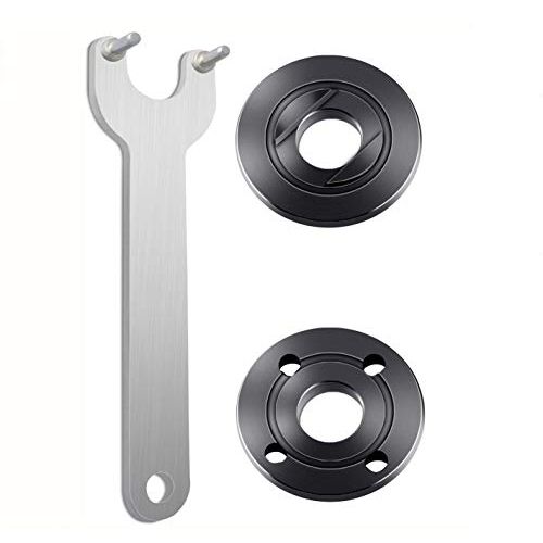  Podoy Grinder Flange Angle Wrench Spanner Metal Lock Nut for Compatible with Milwaukee Makita Bosch Black & Decker Ryobi 193465-4 4.5 5 5/8-11