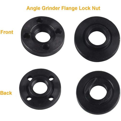  Podoy Grinder Flange Angle Wrench Spanner Metal Lock Nut for Compatible with Milwaukee Makita Bosch Black & Decker Ryobi 193465-4 4.5 5 5/8-11