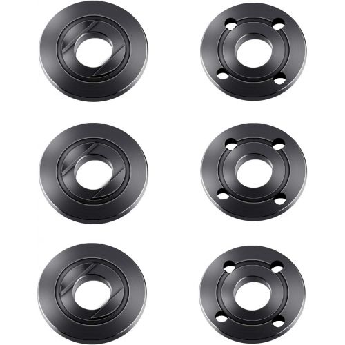  [아마존베스트]Podoy Angle Grinder Flange Nut 5/8 for compatible with Dewalt Ryobi Inner Outer Flat Adapter Nut Replacement Makita 224399-1 193465-4 224568-4 9005BZ 9015B (6 Pack)