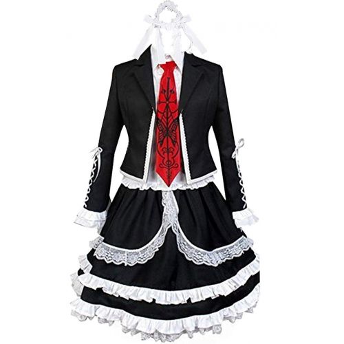  Poetic Walk Danganronpa V3 Celestia Ludenberg Cosplay Costume Lolita Princess Maid Dress