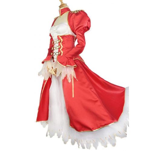  Poetic Walk Fate Grand Order Fate Extra Cosplay Nero Saber Claudius Princess Dress Costume