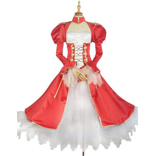  Poetic Walk Fate Grand Order Fate Extra Cosplay Nero Saber Claudius Princess Dress Costume