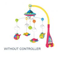 Poetray Haunger Musical Bed Bell Mobile Toys Baby Hanging Bed Toys 0-12 Months Newborn Baby Rattles Toys Gift Mobile Holder for Baby Cot Without Controller