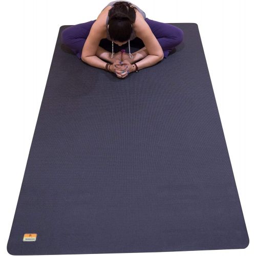  Pogamat Large Yoga Mat and Stretching Mat - 7ft X 4ft x 7mm Thick (84x 48) Anti-Tear Non Slip Exercise Yoga Mats Extra Long 7 ft Memory Foam Yoga Mats for Yoga and Cardio Fitness M