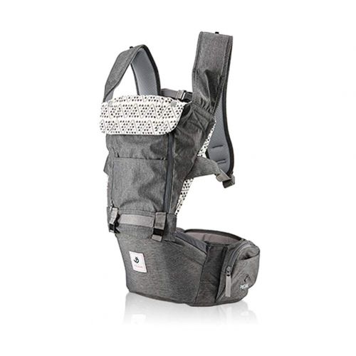  Pognae No 5 Outdoor Organic Baby Hipseat Front Backpack Carrier (Gray)