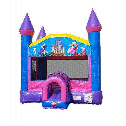  Pogo Bounce House Pogo 2018 Princess Commercial Kids Jumper Inflatable Bounce House with Blower
