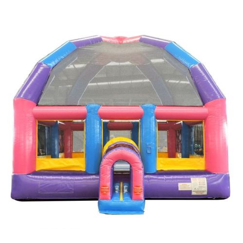  Pogo Bounce House Pogo Pink Bubba Commercial Inflatable Bounce House with Blower Kids Jumper