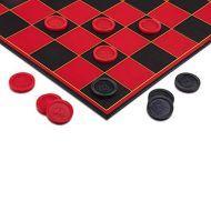 [아마존베스트]Point Games Checkers Board  Stackable Grooves to Secure The King  Fun Game for All Ages