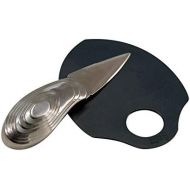 [아마존베스트]A domo pv-kit-0810 Point-Virgule Professional Oyster Knife Handle by Nik Baeyens, Stainless Steel, Silver