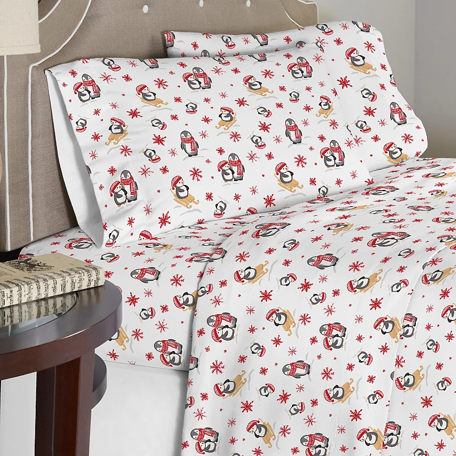  Pointehaven 175 GSM Flannel Sheet Set