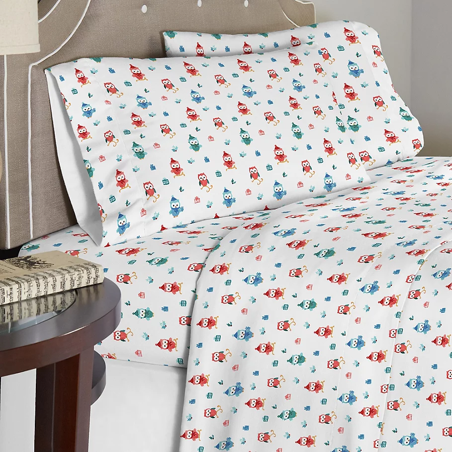  Pointehaven 175 GSM Flannel Sheet Set