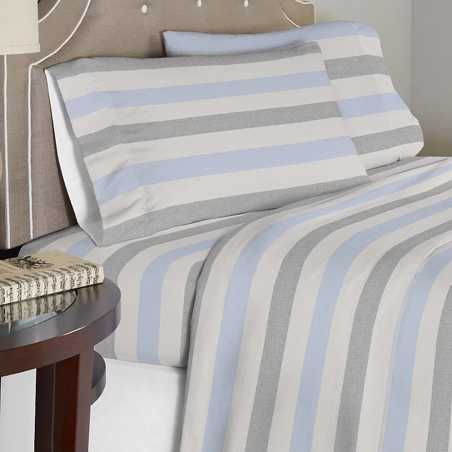  Pointehaven 175 GSM Flannel Sheet Set