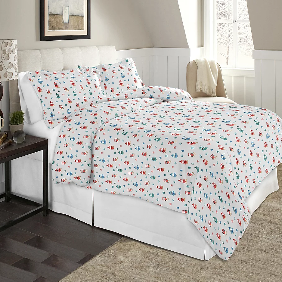  Pointehaven 175 GSM Flannel Duvet Cover Set