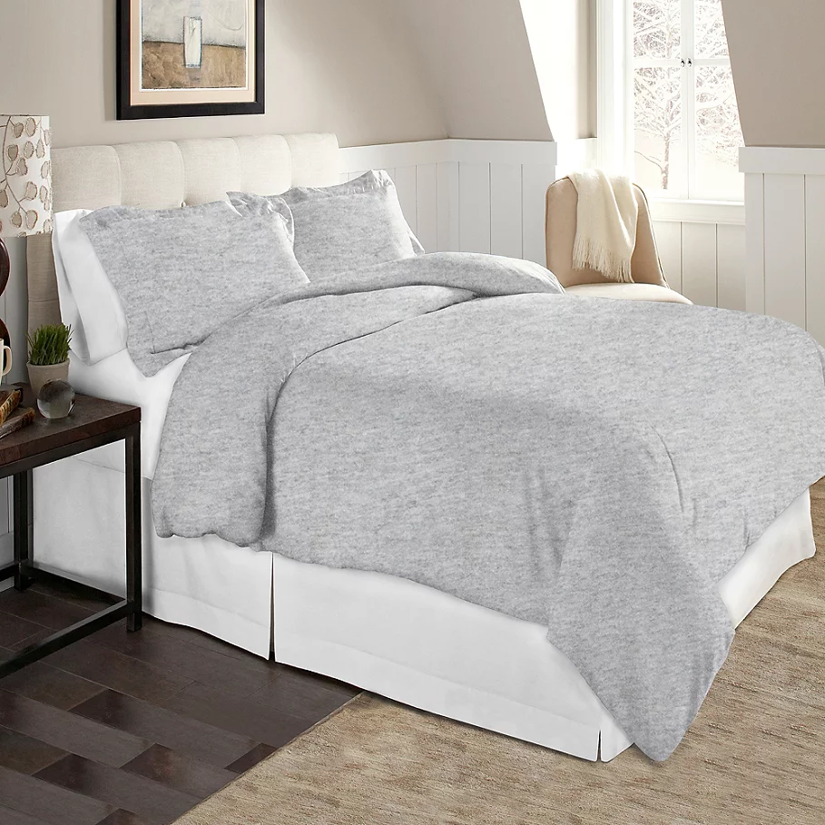  Pointehaven 175 GSM Flannel Duvet Cover Set