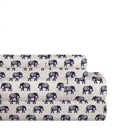 Pointehaven 200Elephssqn Sheet Set, Queen, Elephant