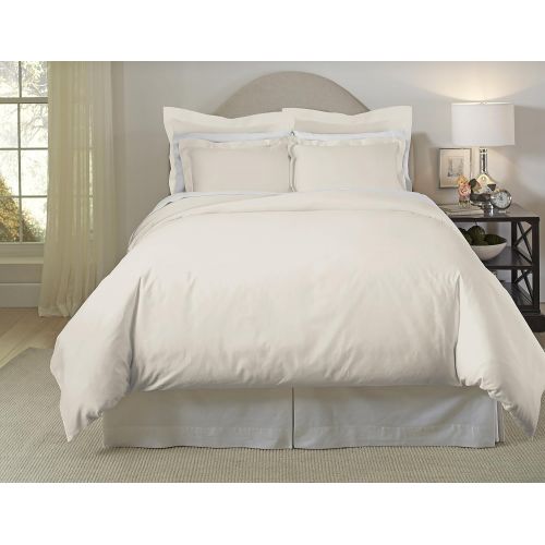  Pointehaven 620TC Long Staple Cotton Oversized Duvet Set, Cal King, Teal