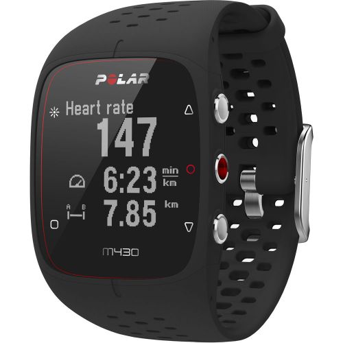  Polar M430 GPS Running Black Waterproof Watch w Optical Heart Rate Measurement Smart Notifications