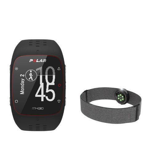  Polar M430 GPS Running Black Waterproof Watch w Optical Heart Rate Measurement Smart Notifications