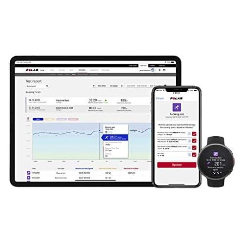  [아마존베스트]Polar Vantage V2 und H10  Premium Multisportuhr GPS Smartwatch  Pulsmessung am Handgelenk fuer Laufen, Schwimmen, Radfahren  Musiksteuerung, Wettervorhersage, Smart Notifications