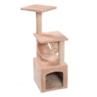 Polar Bear's Pet Deluxe Cat Tree 36 Condo Furniture Scratching Post Pet House Pet Play Toy