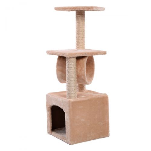  Polar Bear's Pet Deluxe Cat Tree 36 Condo Furniture Scratching Post Pet House Pet Play Toy