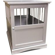 Polar Bears Pet Shop End Table Dog Crate Pet Kennel Cage Wooden Furniture Indoor Small Puppy House