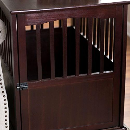  Polarbear's Shop Polarbears Shop NEW! Dog Kennel Wood Bed Large Crate Oversized Pet Cage Wooden Furniture End Table