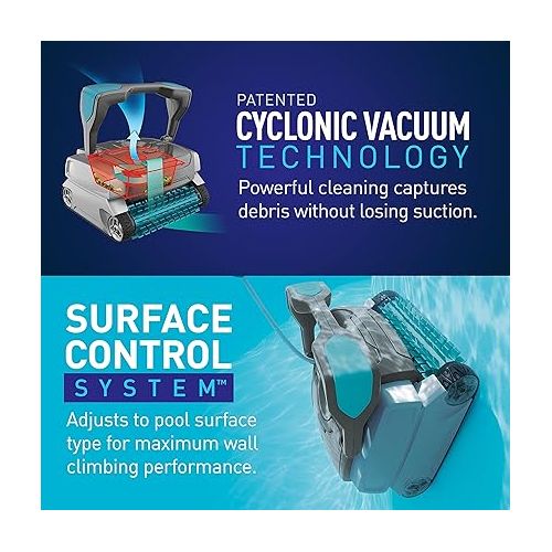  Polaris NEO Robotic Pool Cleaner, Automatic Vacuum for InGround Pools up to 40ft, Wall Climbing Vac w/ Strong Suction