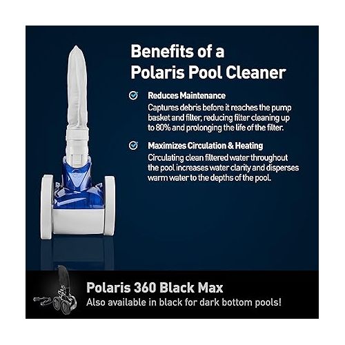  Polaris Vac-Sweep 360 Pressure Side Pool Cleaner