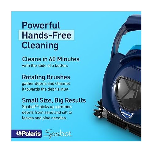  Polaris Spabot Hands-Free Automatic Spa Cleaner, Designed for In-Ground Spas & Above-Ground Hot Tubs