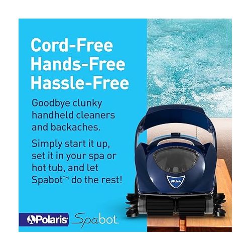  Polaris Spabot Hands-Free Automatic Spa Cleaner, Designed for In-Ground Spas & Above-Ground Hot Tubs