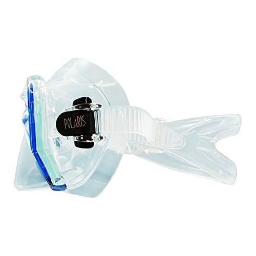  Polaris PLUS Tauchmaske mit integrierten Plus Glasern (blau)