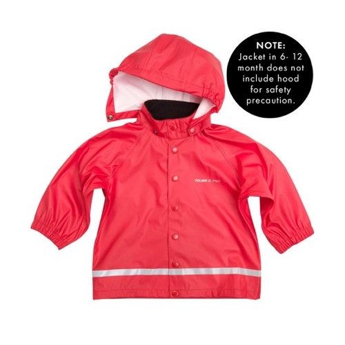  Polarn+O.+Pyret Polarn O. Pyret Classic RED RAIN Jacket (Baby)