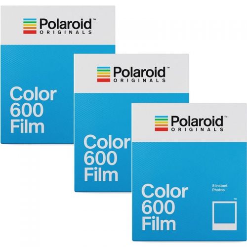 폴라로이드 3 Pack Polaroid Originals 4670 Instant Color Film for 600 Type Cameras