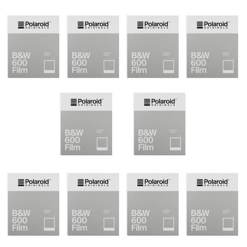 폴라로이드 Polaroid Originals B&W 600 Instant Camera Film (10-Pack)