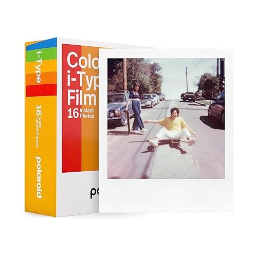 폴라로이드 Polaroid Color Film for I-Type Double Pack, 16 Color Instant Photos (6009)