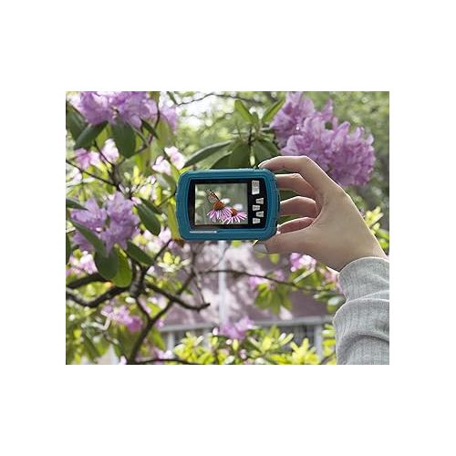 폴라로이드 Polaroid IS048 Waterproof Instant Sharing 16 MP Digital Portable Handheld Action Camera, Teal