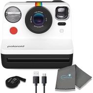 Polaroid Cameras Gen 2 Now I-Type Instant Film Camera, Film Photography, Print Instant Photo, Great As A Gift, Bundle with a Lumintrail Lens Cleaning Cloth