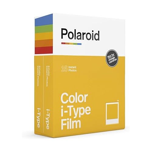 폴라로이드 Polaroid I-Type Film Variety Pack - I-Type Color, B&W, Black Frame (32 Photos) (6182)