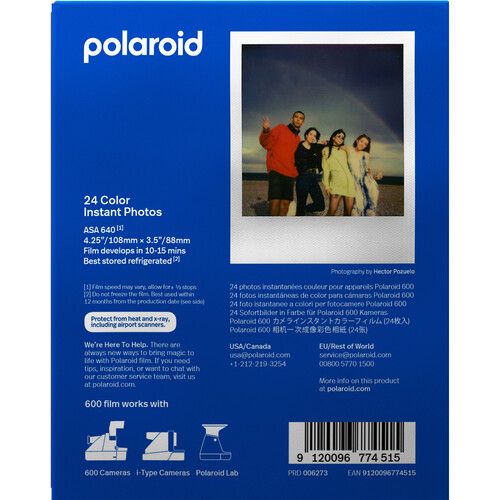 폴라로이드 Polaroid Color 600 Film (Triple Pack, 24 Exposures)