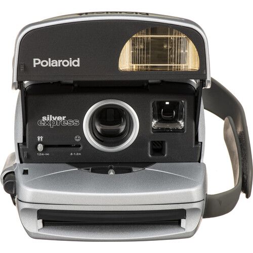 폴라로이드 Polaroid 600 Round Instant Camera (Silver, Refurbished)
