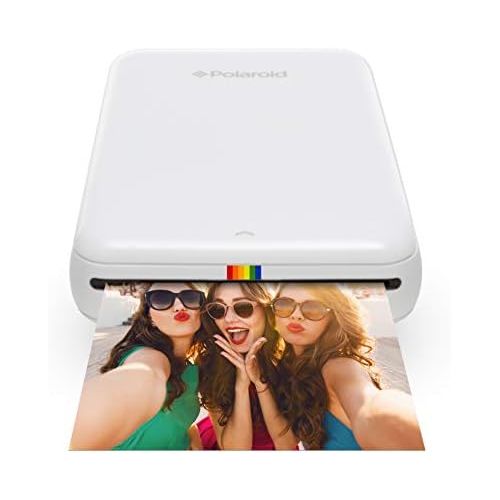 폴라로이드 Polaroid ZIP Wireless Mobile Photo Mini Printer (White) Compatible w/ iOS & Android, NFC & Bluetooth Devices