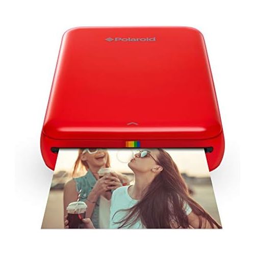 폴라로이드 Polaroid ZIP Wireless Mobile Photo Mini Printer (Red) Compatible w/ iOS & Android, NFC & Bluetooth Devices