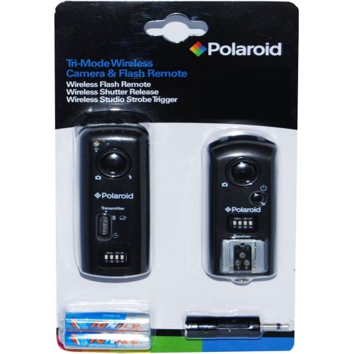 폴라로이드 Polaroid Tri-Mode Wireless Camera & Flash Remote (Wireless Flash Remote, Wireless Shutter Release, Wireless Studio Strobe Trigger) For The Nikon D7000, D3100, D5000, D90, D5100 Dig