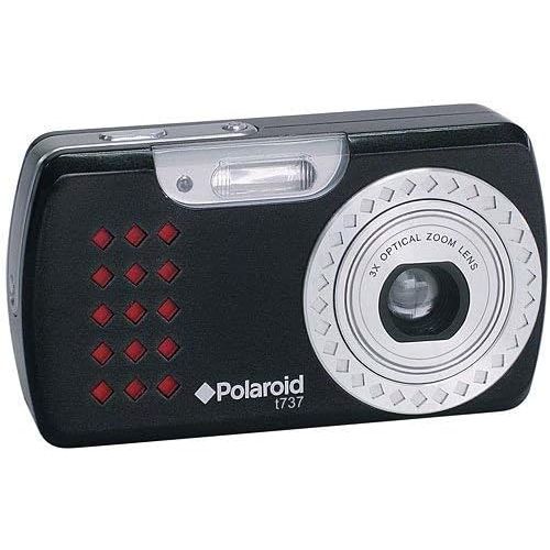폴라로이드 Polaroid T737 7MP 3X Optical/4x Digital Zoom Camera (Black)
