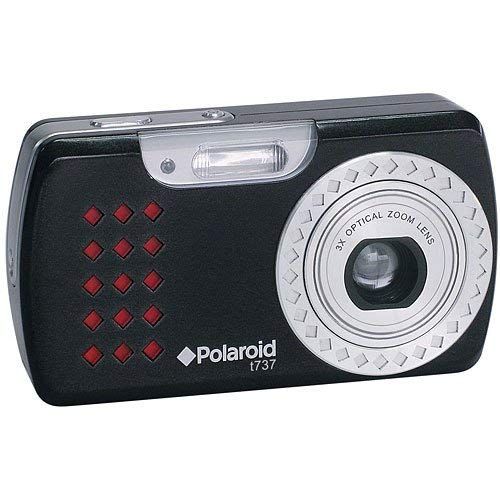 폴라로이드 Polaroid T737 7MP 3X Optical/4x Digital Zoom Camera (Black)