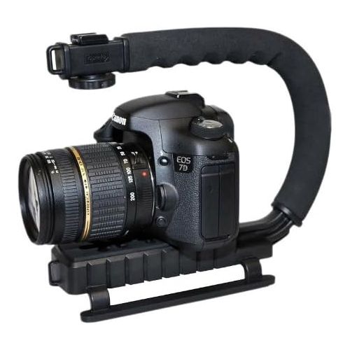 폴라로이드 Polaroid Sure-GRIP Professional Camera / Camcorder Action Stabilizing Handle Mount For The Panasonic Lumix DMC-G3, DMC-GF3, DMC-G1, DMC-GH1, DMC-GH2, DMC-GH3, DMC-GH4, DMC-L10, DMC