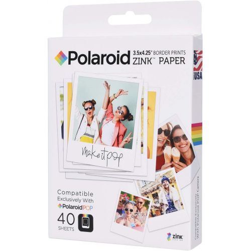 폴라로이드 Polaroid 3.5 x 4.25 inch Premium Zink Paper Starter Kit with Photo Album