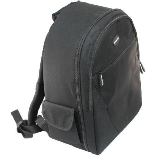 폴라로이드 Polaroid Studio Series SLR / DSLR Camera Backpack (Black) For The Sony Alpha NEX-C3, 7, 6, 5N, 5R, 5T, 5, 3, 3N, F3, SLT-A33, A35, A37, A55, A57, A58, A65, A77, A99, DSLR A100, A20